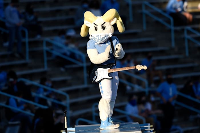 UNC football mascot Rameses