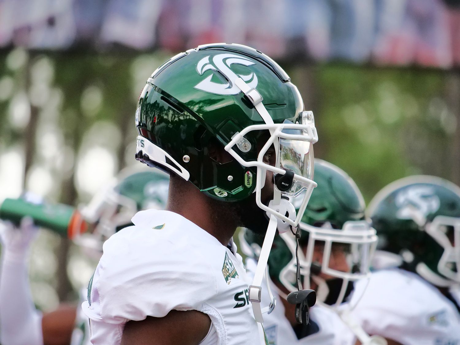 Sacramento State pregame warmup ahead of Nicholls State game