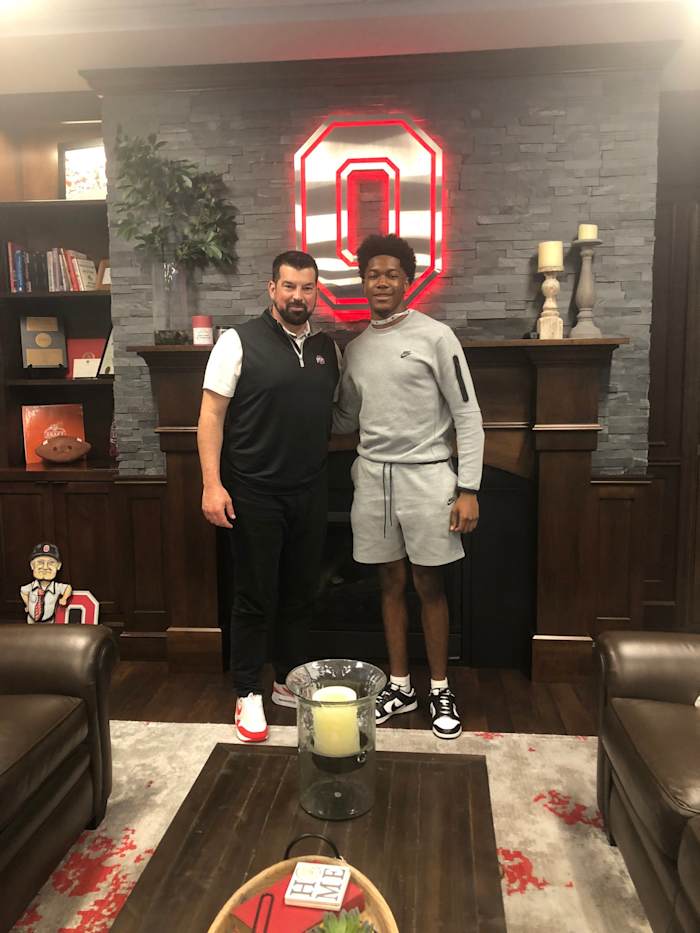 Jontae Gilbert on an Ohio State visit.