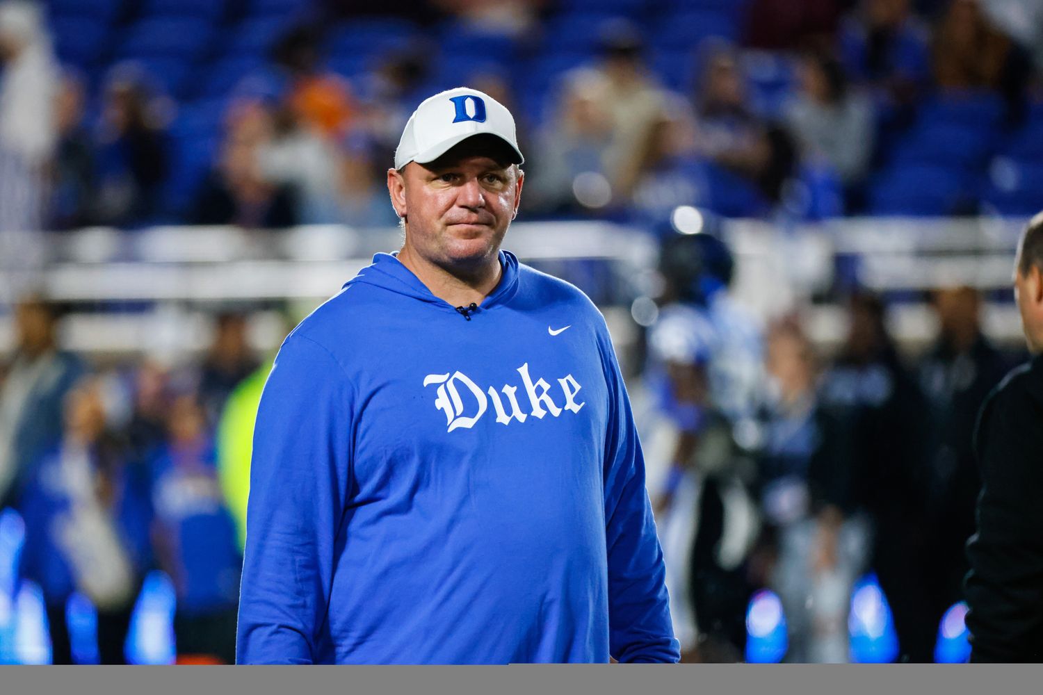 Duke football head coach Mike Elko