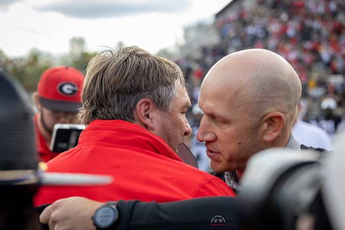 Kirby Smart and Clark Lea