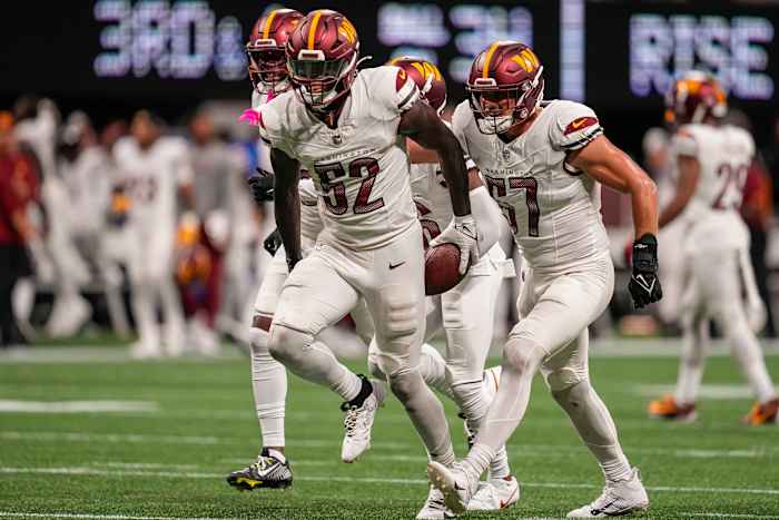 Jasmin Davis after his game-sealing interception.