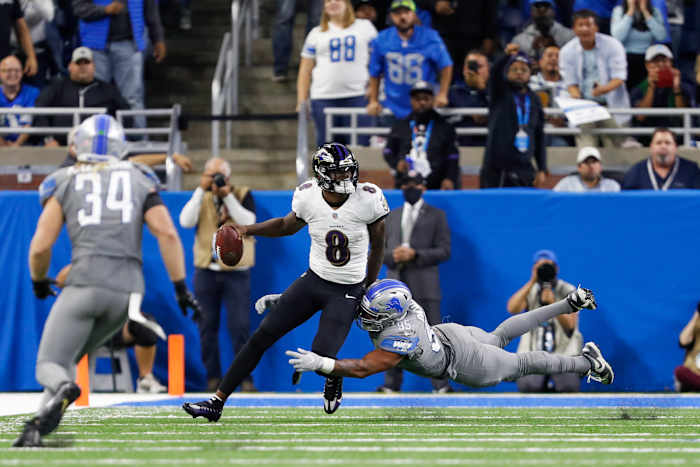 The Baltimore Ravens won 19-17 in their last meeting against the Detroit Lions.