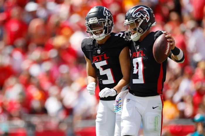 Drake London Desmond Ridder