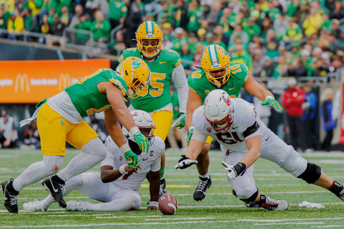 Matayo Uiagalelei Washington State Fumble