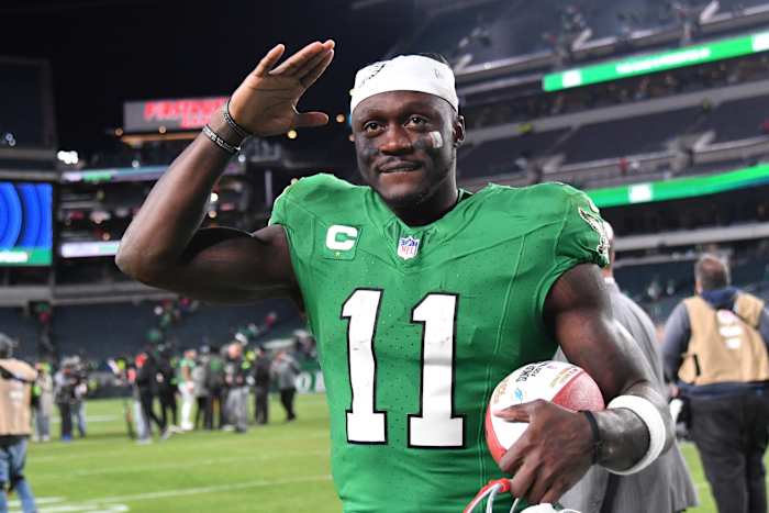 Eagles wide receiver A.J. Brown