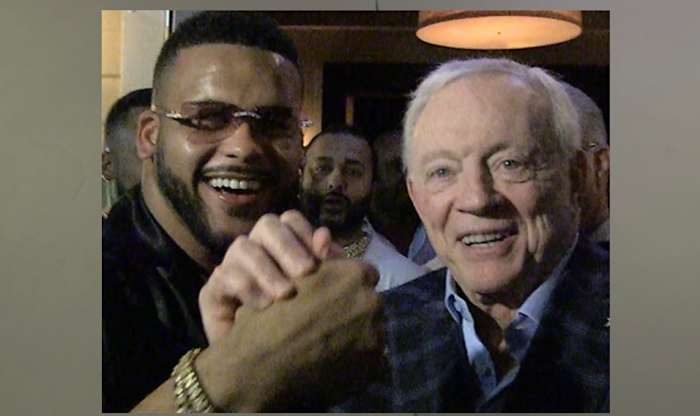 Aaron Donald & Jerry Jones