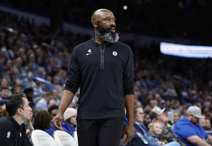 Brooklyn Nets head coach Jacque Vaughn
