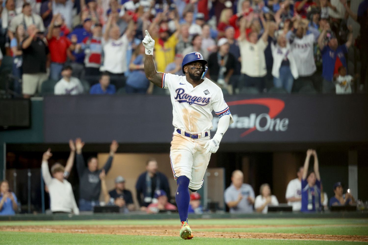 Adolis Garcia hits a game-winning solo home run in 11th inning in Game 1 of the World Series to beat the Arizona Diamondbacks 6-5 Friday night at Globe Life Field.
