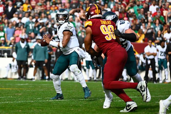 Philadelphia Eagles quarterback Jalen Hurts