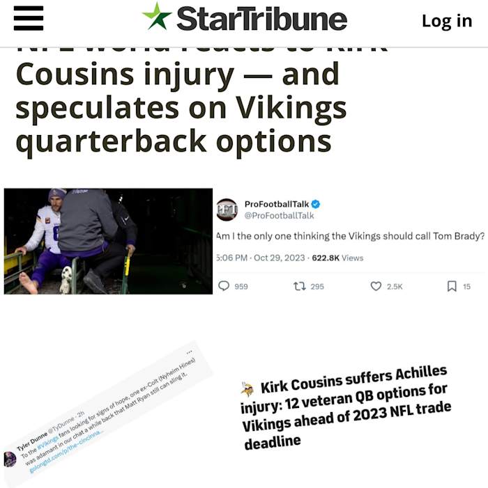 Star-Tribune on Brady