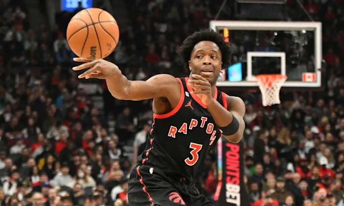 The Toronto Raptors drafted OG Anunoby in the first round of the 2017 NBA Draft.