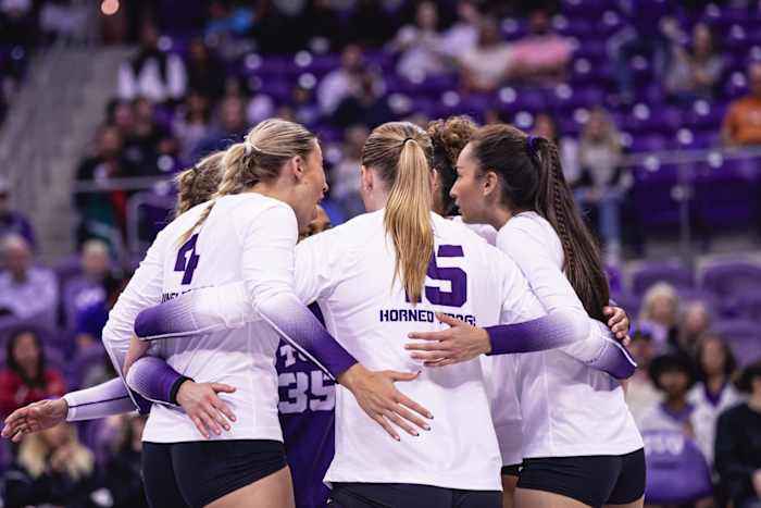 TCU Volleyball lost both matches over the weekend to Iowa State. The Frogs are now 13-12 overall and 6-8 in Big 12 play.