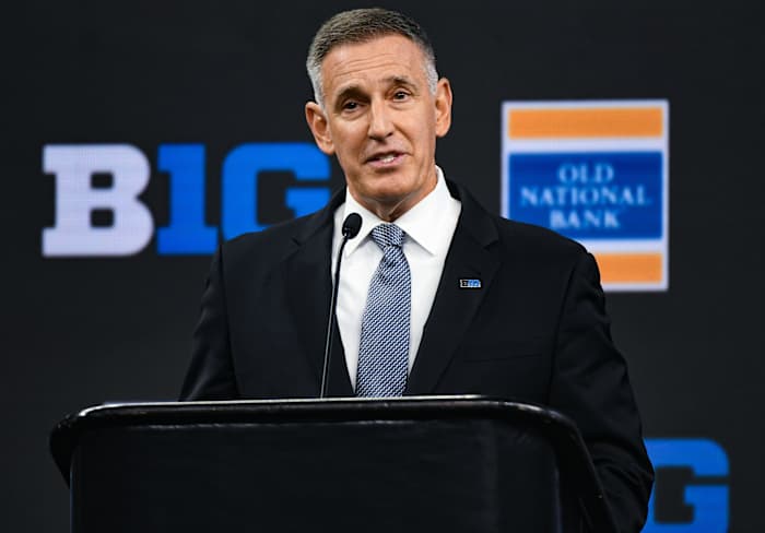 Petitti, who came to the Big Ten from MLB, is under immense pressure in the first year of his job.
