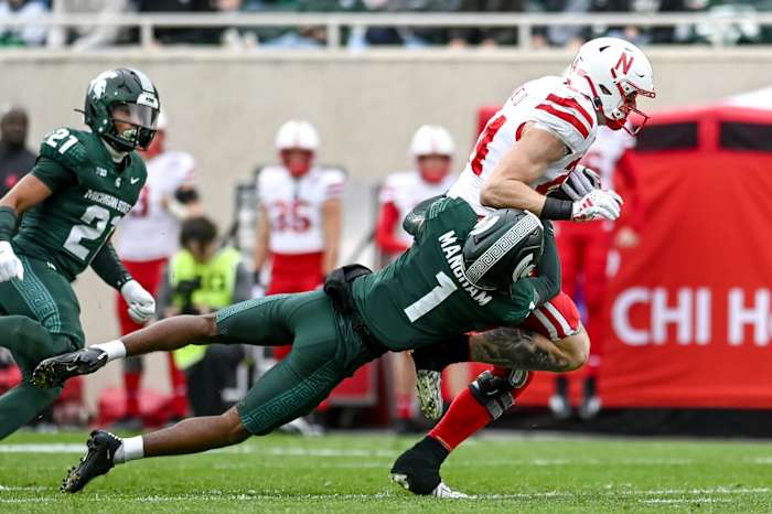Alex Bullock 2023 Nebraska vs Michigan State football USATSI_21815991