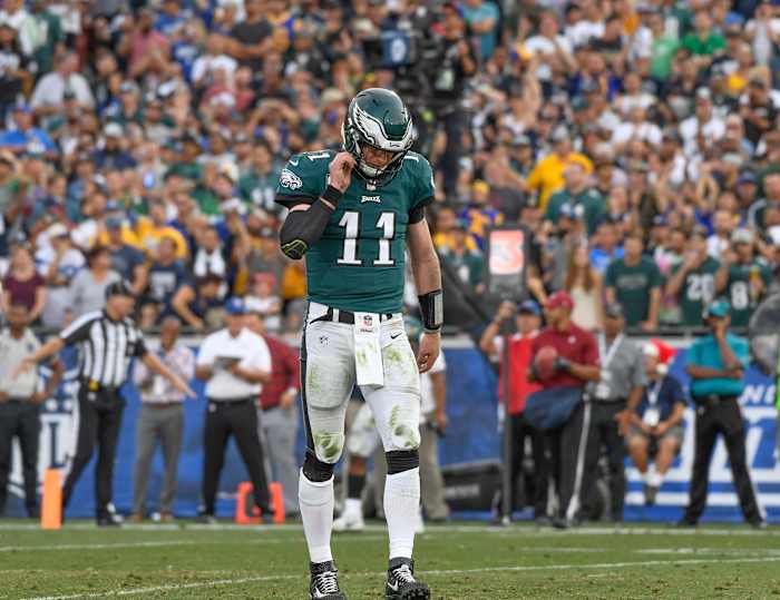 Carson Wentz's Philadelphia Eagles career was forever changed by a pair of matchups with the Los Angeles Rams.
