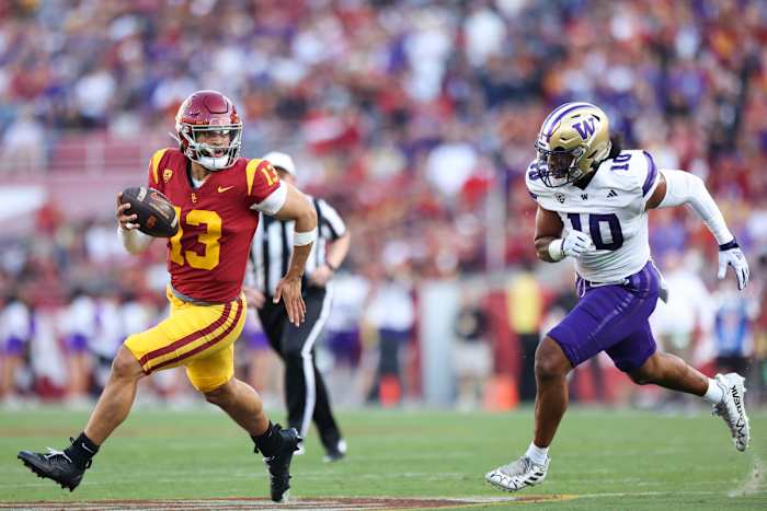 Caleb Williams Washington Run