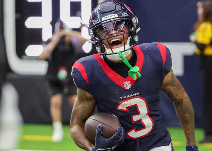 Houston Texans rookie Tank Dell.