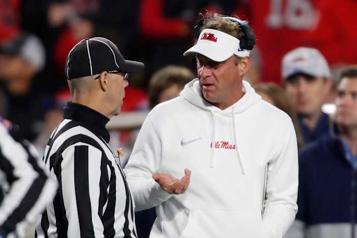 Ole Miss head coach Lane Kiffin.