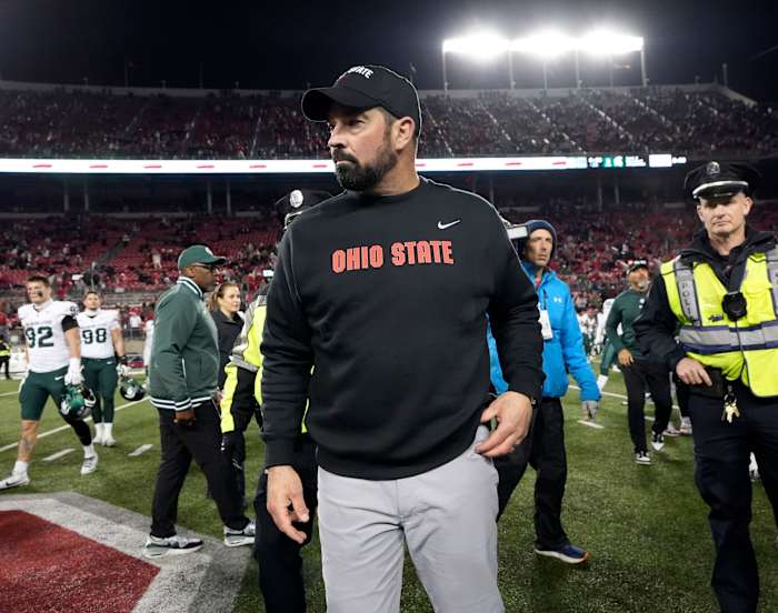 Ohio State head coach Ryan Day
