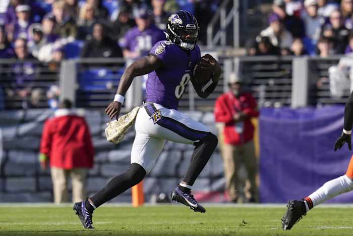 Lamar Jackson and the Baltimore Ravens control the one seed in the AFC through Week 11.