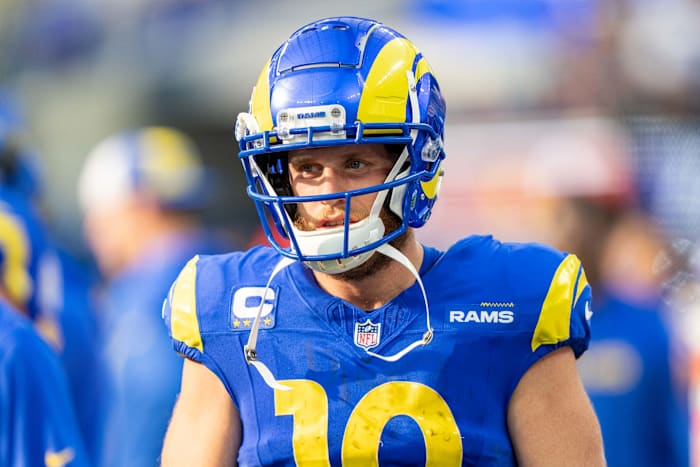 Cooper Kupp and the Los Angeles Rams will wear their royal blue tops in Week 11 against the Seattle Seahawks.