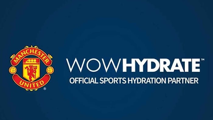 WOW HYDRATE have secured a multi-year global partnership with Manchester United FC, further solidifying the brand's position in the global sports industry through the combined efforts of Jake Brocklesby, the brand's Global Director and UK Managing Director Queenie Porter. YOUTUBE SCREENSHOT/MAN UTD.