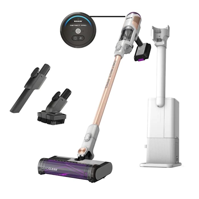 Shark® Cordless Detect Pro™ Auto-Empty System with QuadClean™ Multi-Surface Brushroll