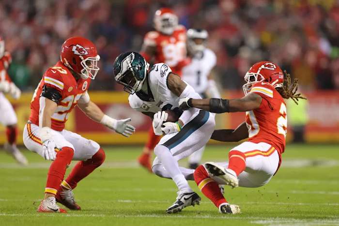 The Philadelphia Eagles moved to 9-1 after defeating the Kansas City Chiefs. 