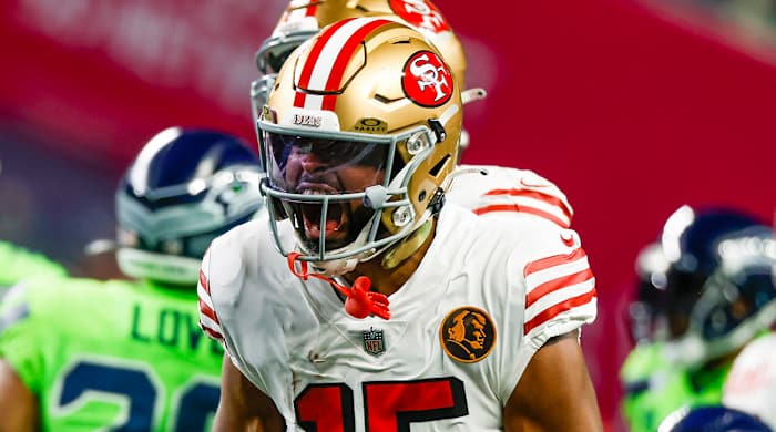 San Francisco 49ers wide receiver Jauan Jennings