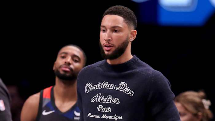 Brooklyn Nets injured guard Ben Simmons