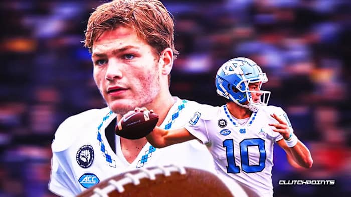 UNC quarterback Drake Maye could be the New England Patriots' next franchise signal-caller.