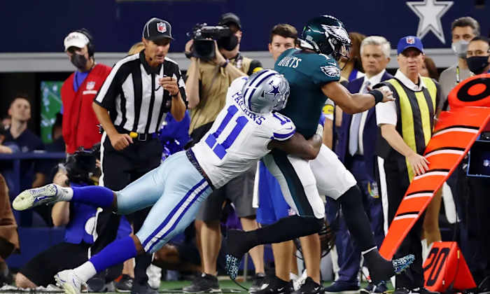 Cowboys Micah Parsons is ready for a bruising battle against the Eagles on Sunday night.