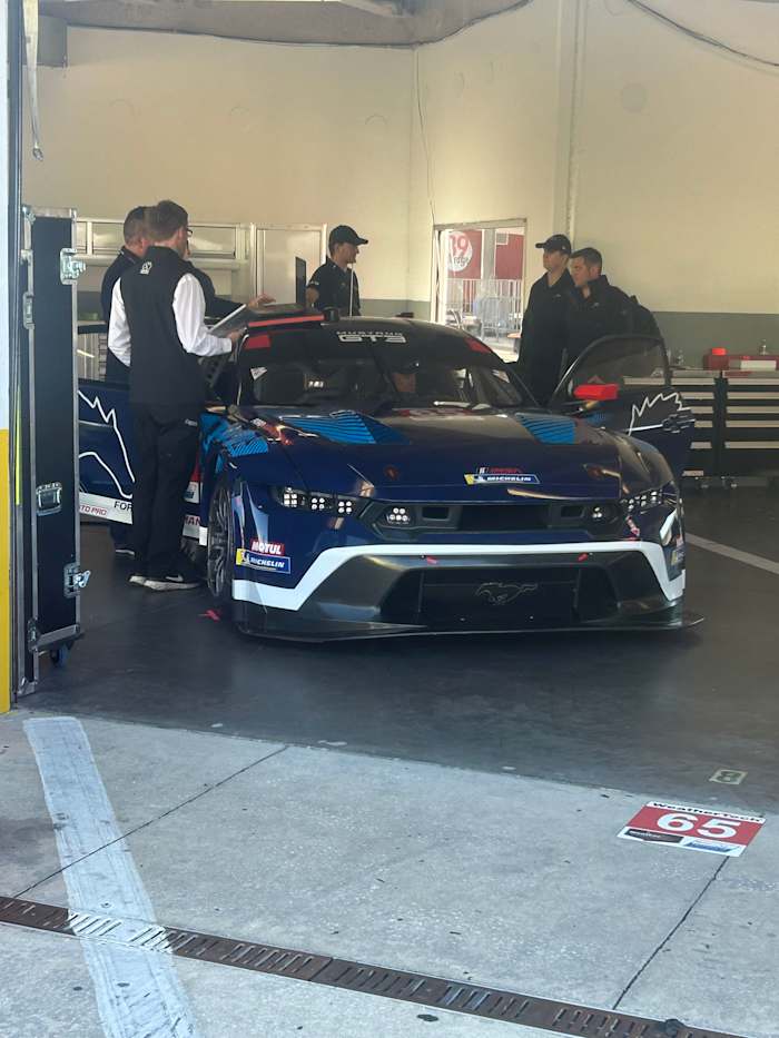 Here's one of the best-looking GT3s on track Thursday. Photo: Dylan Spaulding.