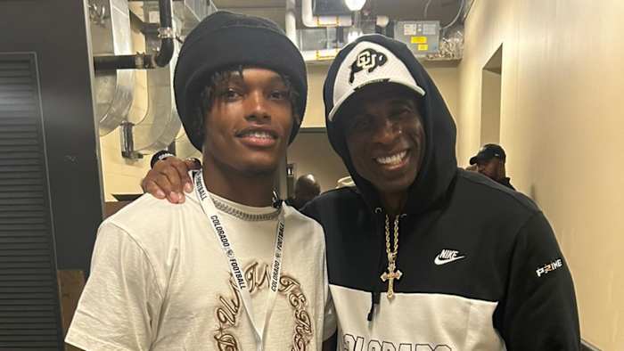 Aaron Butler at Colorado with Deion Sanders
