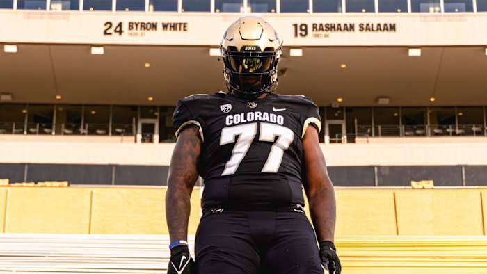 Jordan Seaton at Colorado's Folsom Field