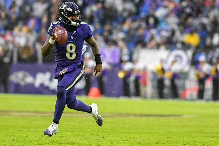 Lamar Jackson and the Baltimore Ravens are tied for the best record in the NFL at 11-3.