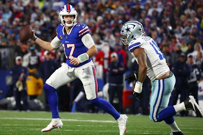 Parsons and Bills QB Josh Allen.