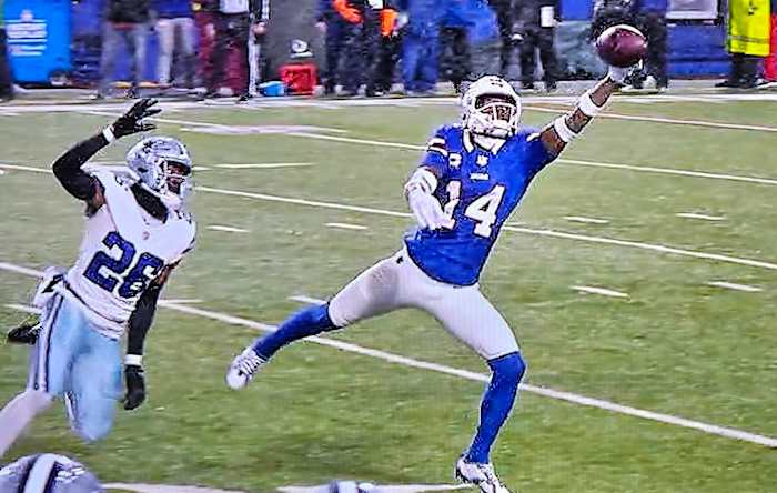 Stefon Diggs and the Bills blew out the Cowboys Sunday in Buffalo.