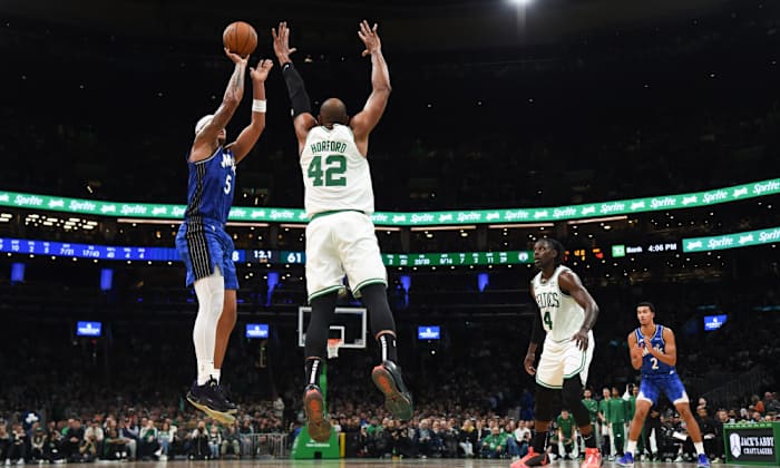 Paolo Banchero scored 36 points against the Boston Celtics but it wasn't enough as the Orlando Magic fell 114-97.