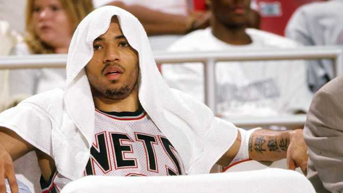 New Jersey Nets forward (6) Kenyon Martin