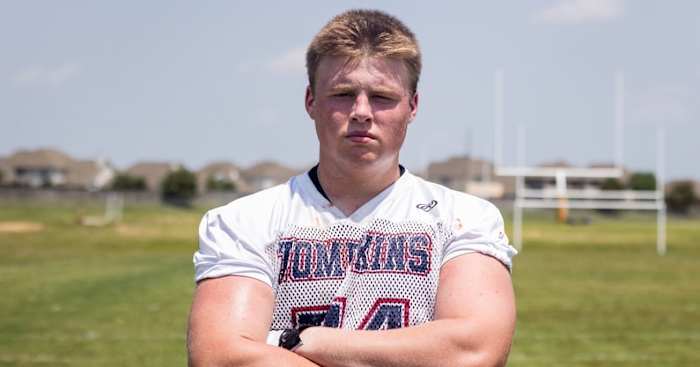 Texas A&M offensive lineman Ashton Funk 