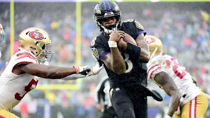 Ravens quarterback Lamar Jacksons says the game against the 49ers will be an entertaining one.