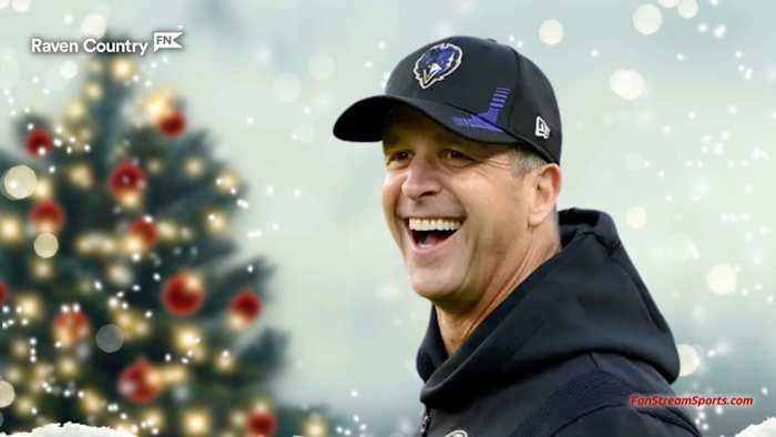 Baltimore Ravens coach John Harbaugh.
