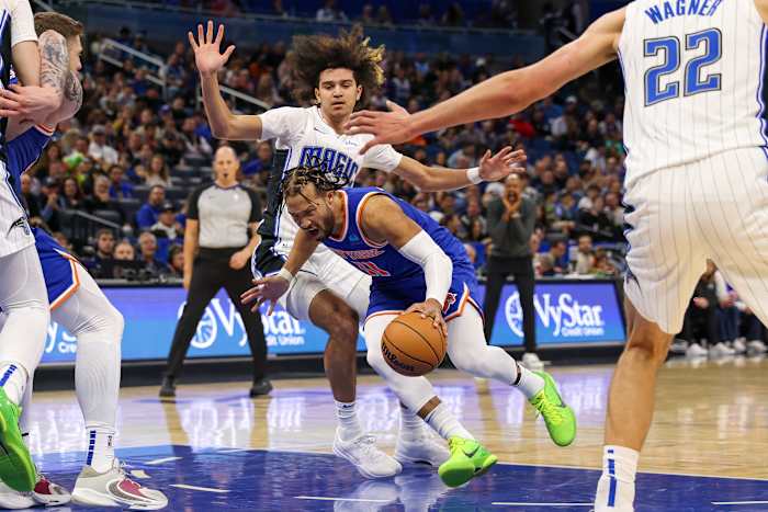 Anthony Black is averaging 1.2 steals per 36 minutes for his rookie season.