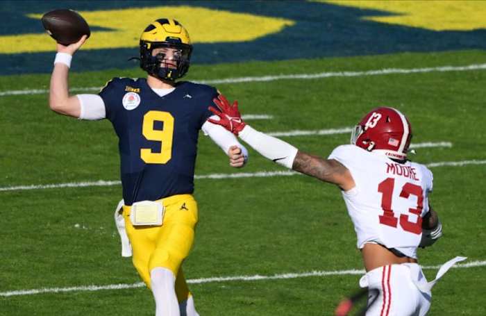 Michigan quarterback J.J. McCarthy