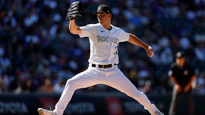 Colorado Rockies relief pitcher Brent Suter.