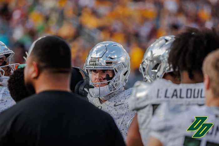 Oregon Ducks tight end Casey Kelly against the Arizona State Sun Devils.