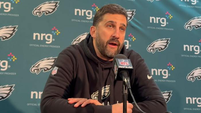 Eagles head coach Nick Sirianni