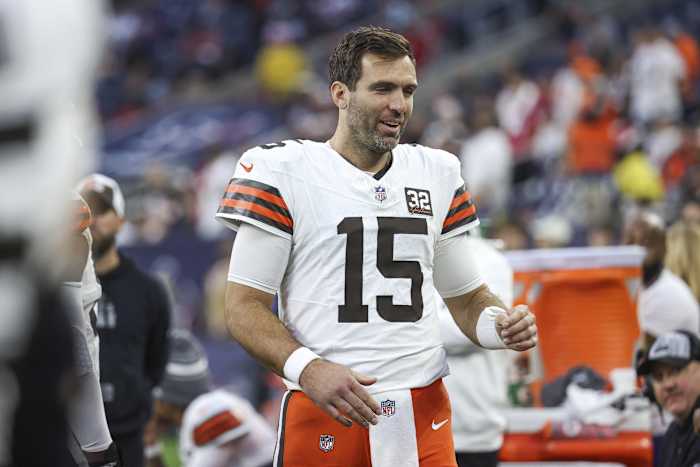 Cleveland Browns quarterback Joe Flacco